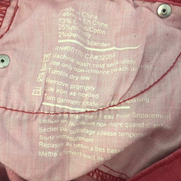 BDG Cigarette High Rise Pink Skinny Jeans, 27x34 - Picture 10 of 10